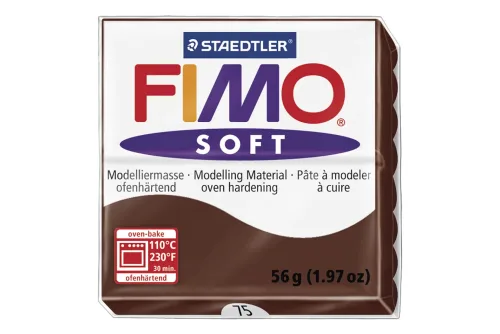 STAEDTLER, FIMO Knete Soft 57g 8020-75 schoko