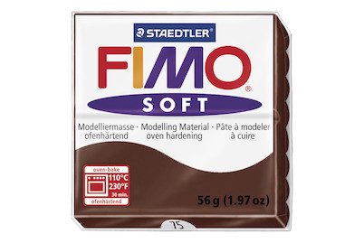 STAEDTLER, FIMO Knete Soft 57g 8020-75 schoko