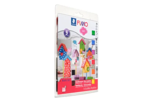 Fimo Soft Basic-Set | 9 Halbblöcke à 25 g