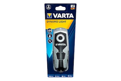 VARTA, Varta Dynamo Light LED Taschenlampe dynamobetrieben 28 lm 1 h 150 g