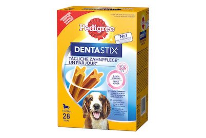 Pedigree, Pedigree Zahnpflege Dentastix Multipack 28 Stück für mittelgroße Hunde