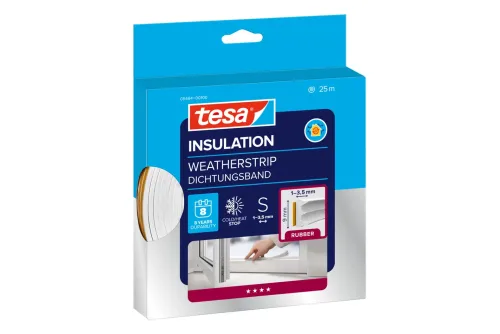 tesa, TESA Dichtungsstreifen 9mm&times;25m 546400100 weiss