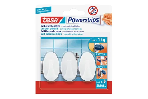 tesa, TESA Powerstrips Haken L 575330001 weiss