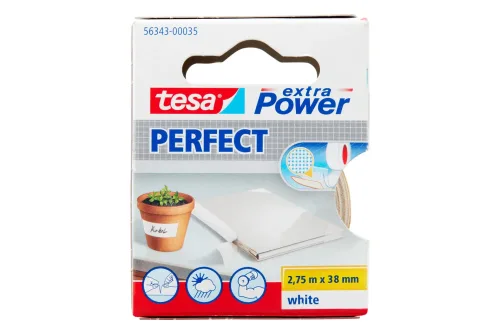 tesa, TESA Extra Power Perfect 2.75mx38mm 563430003 Gewebeband. weiss