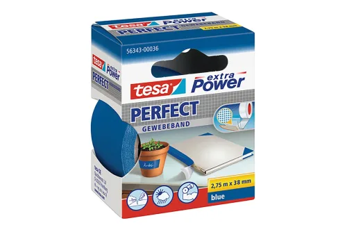 tesa, TESA Extra Power Perfect 2.75mx38mm 563430003 Gewebeband. blau