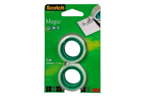 Scotch, SCOTCH Magic Tape 810 19mmx7,5m 8-1975R2 transparent 2 Rollen