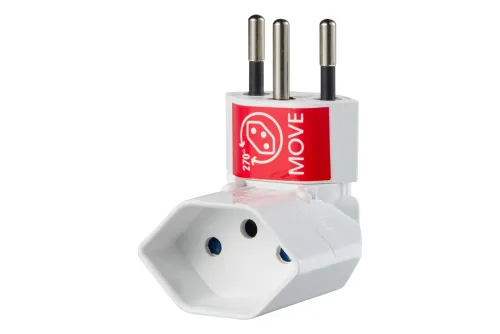 STEFFEN, STEFFEN Dreh-Winkeladapter 149712 weiss 1 Stecker