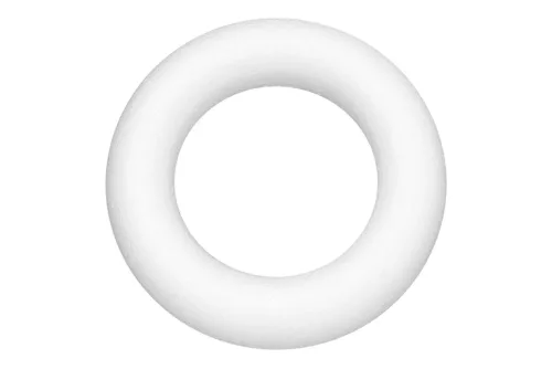Glorex Styroporhalbring | ⌀ 17 cm