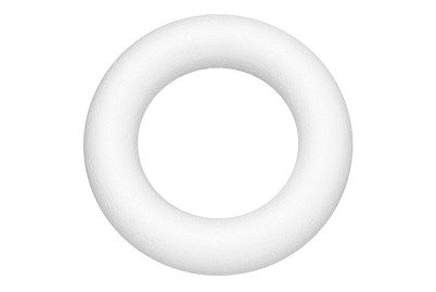 Glorex Styroporhalbring | ⌀ 17 cm