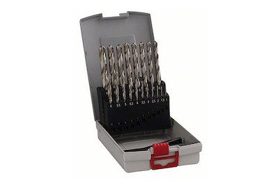 Bosch Accessories, Bosch Accessories 2608587013 HSS Metall-Spiralbohrer-Set 19teilig 1 mm, 2 mm, 3 mm, 4 mm, 5 mm, 6 mm, 7 mm, 8 mm, 9 mm,