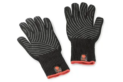 WEBER, Weber Grillhandschuh-Set – Weber Grillschürze/Grillhandschuhe – schwarz