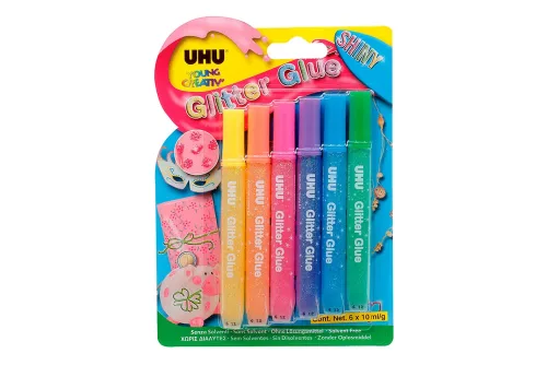 UHU, UHU Glitter Glue Shiny 39110 6 St&uuml;ck