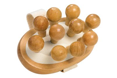 Croll & Denecke Cellulite-Handbürste mit Holznoppen