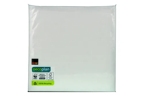 Oecoplan, Oecoplan Servietten 33x33cm 1/4 FSC 100 Stück