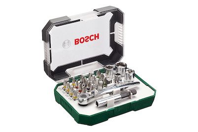 Bosch Accessories, Bosch Accessories Promoline 2607017322 Bit-Set 26teilig Schlitz, Kreuzschlitz Phillips, Kreuzschlitz Pozidriv,