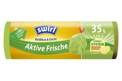 Swirl, Swirl - Swirl Müllbeutel Aktive Frische 35 Liter à 9 Stk, 35 L