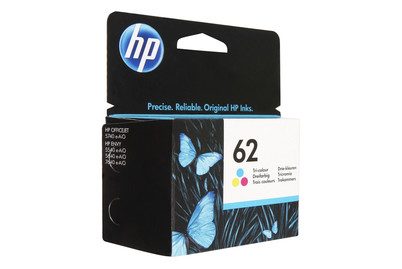 HP, HP 62 Original Tintenpatrone C2P06AE Cyan, magenta, gelb