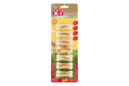8in1, 8in1 Delights Strong Kauknochen Kiefertraining XS 7 Stück