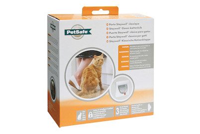 Petsafe, PetSafe 4-Wege Katzenklappe mit Tunnel weiß