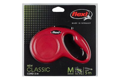 Flexi, Flexi New Classic Seil rot M, 5 m, 20 kg