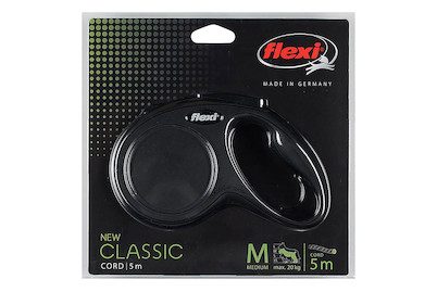 Flexi, Flexi New Classic Seil schwarz M, 5 m, 20 kg