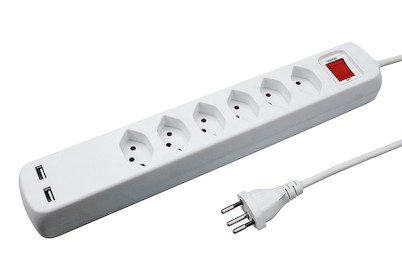 Steffen Power Easy - Steckdosenleiste (Weiss)