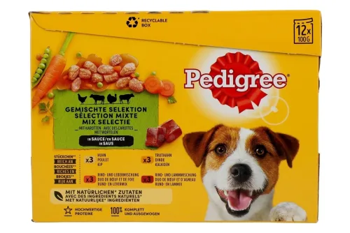 Pedigree, Pedigree Pouch Selection in Sauce 12x100g