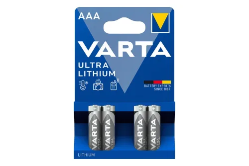 VARTA, VARTA Lithium 6103301404 AAA/LR03, 4 St&uuml;ck