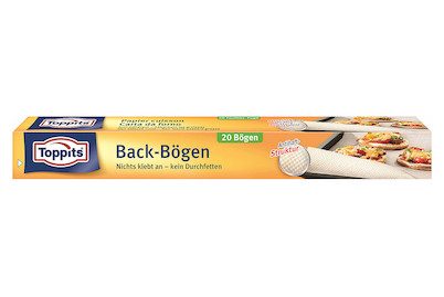 Toppits, Toppits Back-Bögen Backpapier – Backofen Zubehör/Kochherd Zubehör/Steamer Zubehör