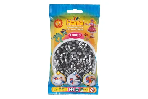 Hama Bügelperlen Silber Mix | 1000 Stück