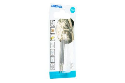 Diamantbestückter Fräser 2,0 mm Dremel 7134 Dremel 26157134JA Kugel-Durchmesser 2.0 mm Diamantbestückt Schaft-Ø 2.4 mm