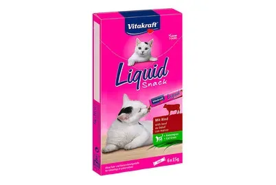 Vitakraft Liquid Katzensnack Rind 6 Stück