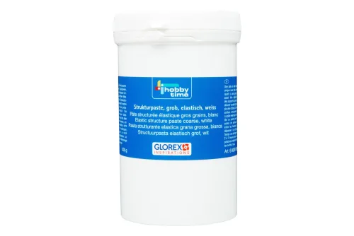 Glorex Strukturpaste Elastisch Weiss | 500 g