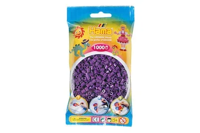 Hama Perlen Violett