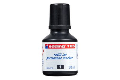 edding, EDDING Nachf&uuml;lltuschen T25 T-25-1 schwarz 30ml