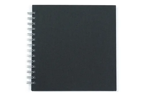 undefined, Fotoalbum mit Spiralbindung 20x20cm schwarz
