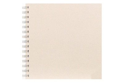 Fotoalbum mit Spiralbindung 20x20cm beige