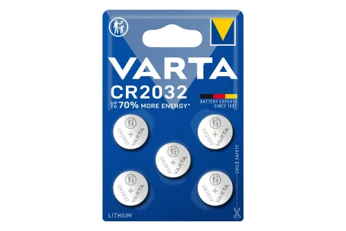 VARTA, VARTA Knopfzelle CR2032, 5 St&uuml;ck 6032101415