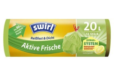 Swirl, Swirl Müllbeutel Aktive Frische 12 Stück 13 x 5 x 5 cm