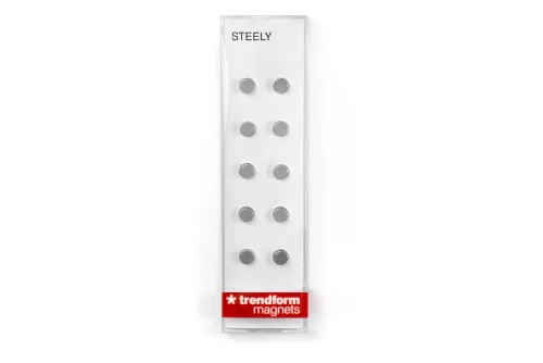 trendform, TRENDFORM Magnete STEELY TF20B 10er Set silbern
