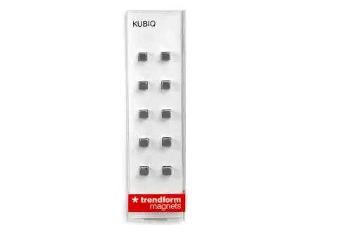 trendform, TRENDFORM Magnete KUBIQ TF19B 10er Set silber