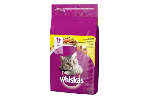 whiskas, whiskas - 1+ Huhn, 3.8KG