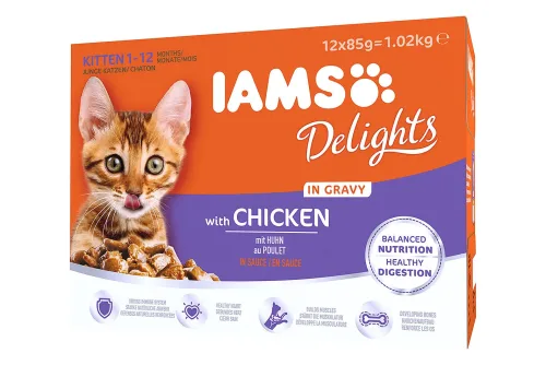 IAMS, IAMS Advanced Nutrition Kitten Huhn in Sauce - 12 x 85 g