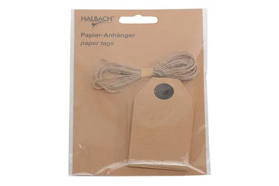 undefined, Papieranhänger mit Kordel 20 Stück