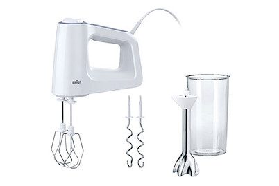Braun, Braun Handmixer "MultiMix 3 HM3107WH Weiss" 500 W