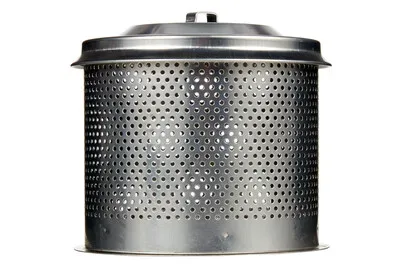 Lotusgrill, LotusGrill Kohlebehälter Edelstahl Plus – Holzkohle/Briketts/Grill Anzünder