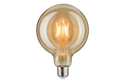 Paulmann, Paulmann 28403 LED E27 Globeform 6.5 W = 37 W Gold (Ø x H) 125 mm x 175 mm 1 St.