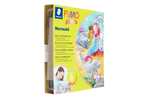 FIMO, FIMO - Modelliermasse, Mermaid, 15.5X15.6X2.2CM, Multicolor