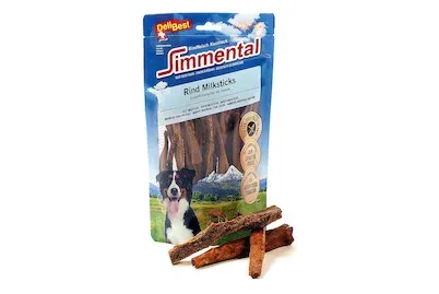 DeliBest, DeliBest Simmental Rind Milksticks 15cm 200g