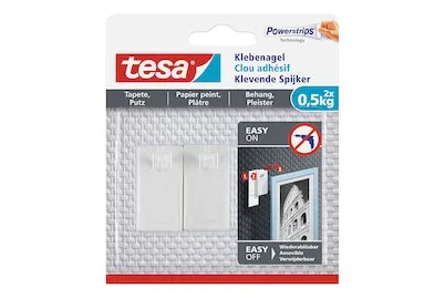 tesa, TESA Klebenagel 2x0,5 kg 777720000 Tapete & Putz